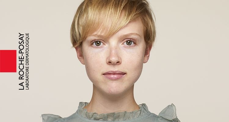 La Roche Posay Sensitive Toleriane Sminke Ivory Audrey Før